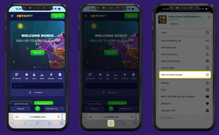 zotabet iOS app
